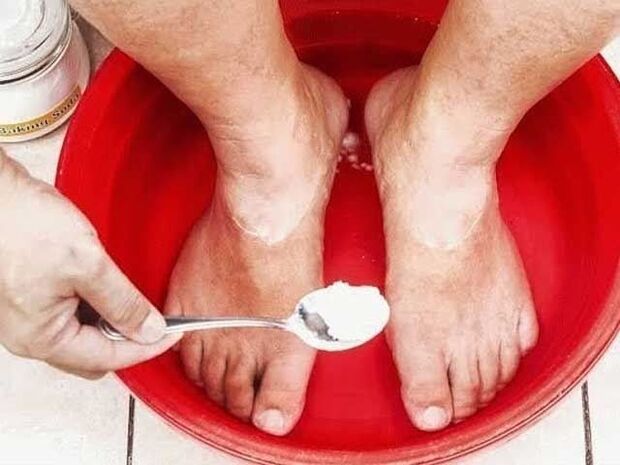 banhos de refrigerante para fungos